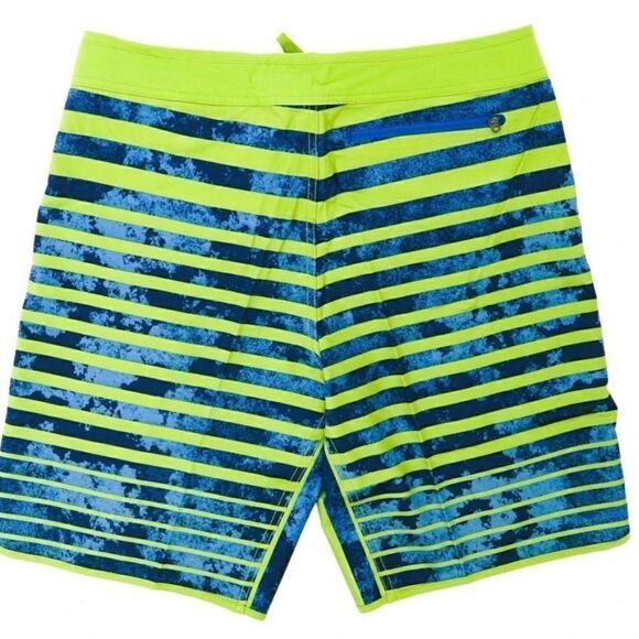 The North Face Men's Whitecap Swim Board Shorts Green Blue NWT size 36 - Picture 2 of 2